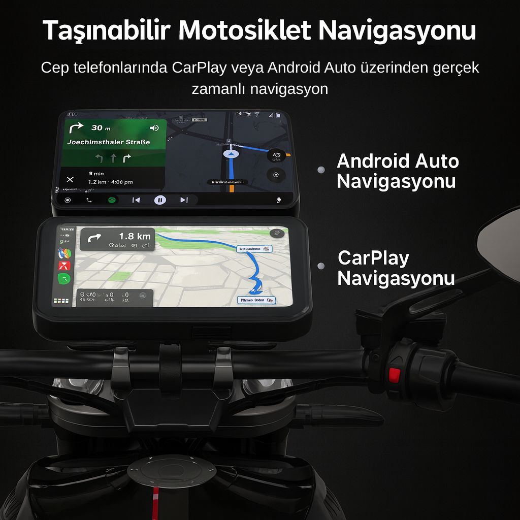 MotoSync Motosiklet Carplay™