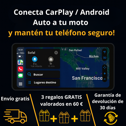 MotoSync CarPlay™ para motos