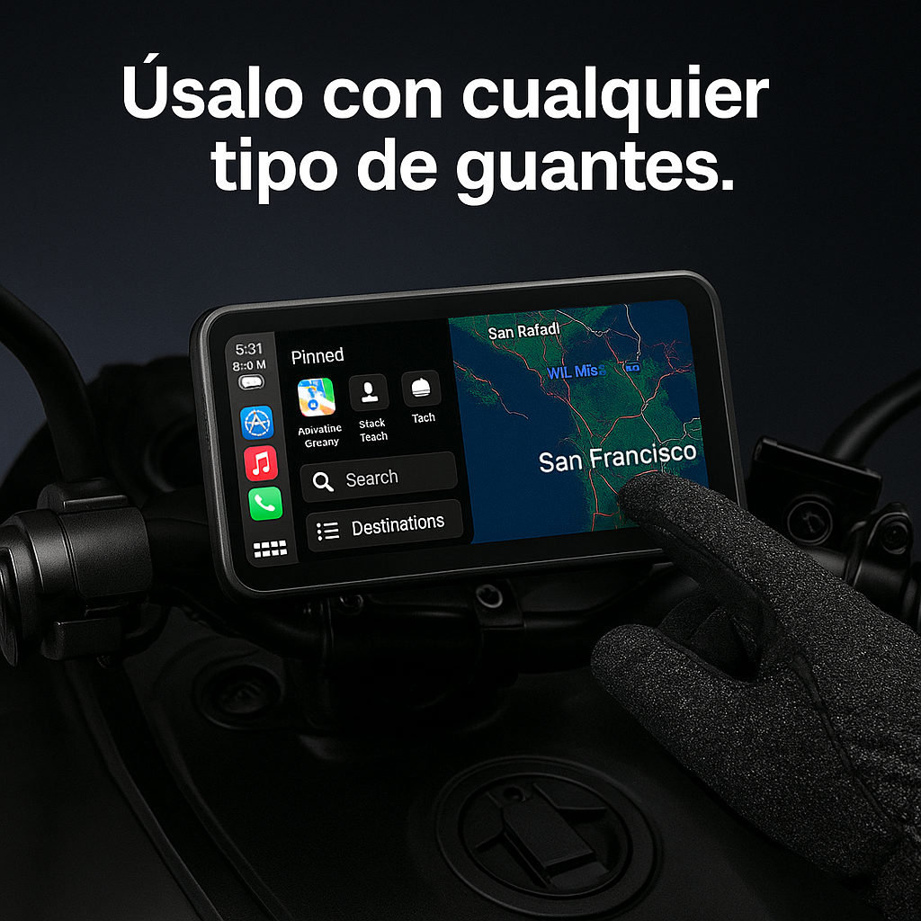 MotoSync CarPlay™ para motos