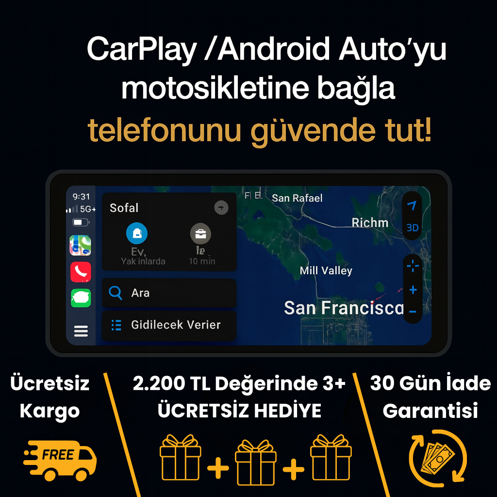 MotoSync Motosiklet Carplay™