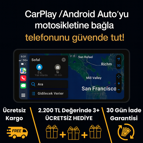 MotoSync Motosiklet Carplay™